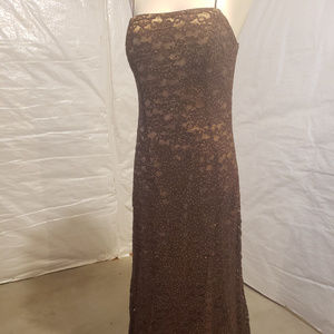 Brandy Colored Lace over Nude